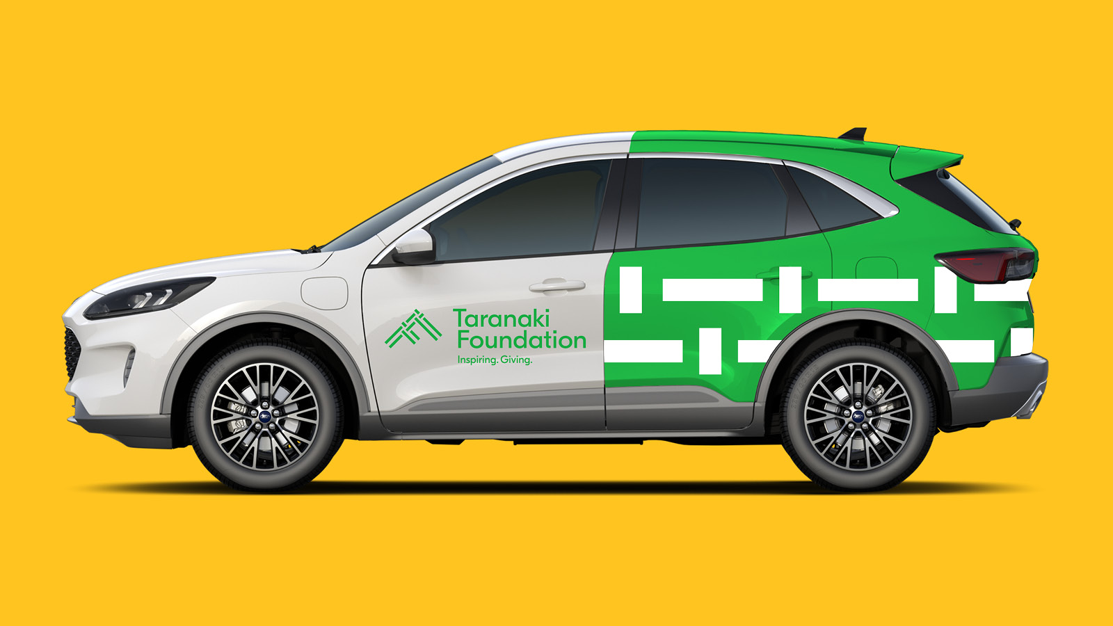 Taranaki Foundation car wrap design